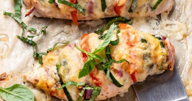 Hasselback Chicken Primavera – Skinnytaste