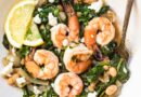 Shrimp and White Beans with Spinach and Feta