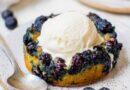 Blueberry Upside Down Cake (Air Fryer or Oven)
