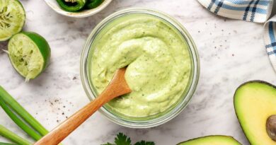 Zesty Avocado Cilantro Lime Dressing