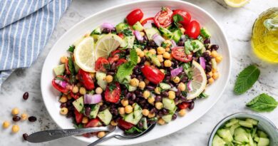Mediterranean Bean Salad (High-Fiber) | Skinnytaste