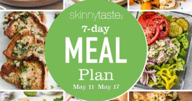 Free 7 Day Healthy Meal Plan (May 11-17)