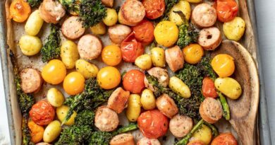 Sheet Pan Gnocchi and Sausage with Tomatoes and Broccolini